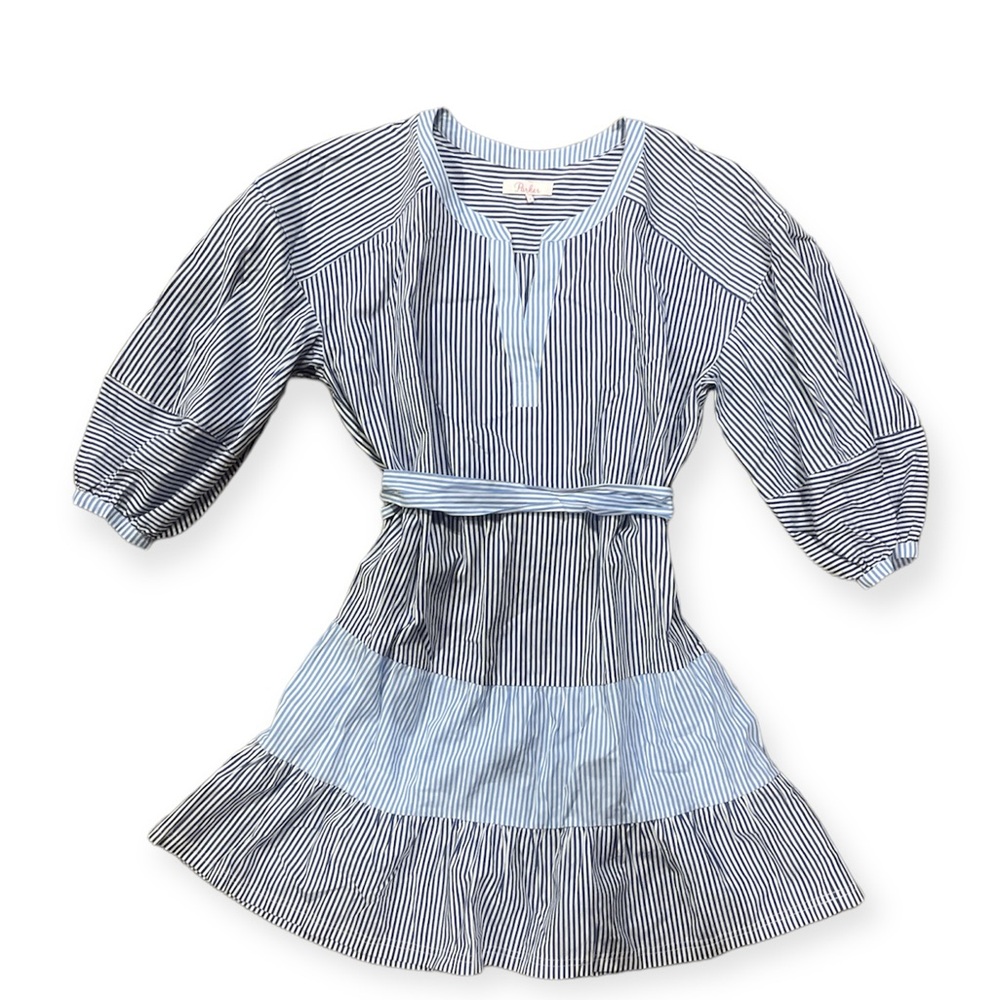 Parker Waist Tie Striped Flowy Dress